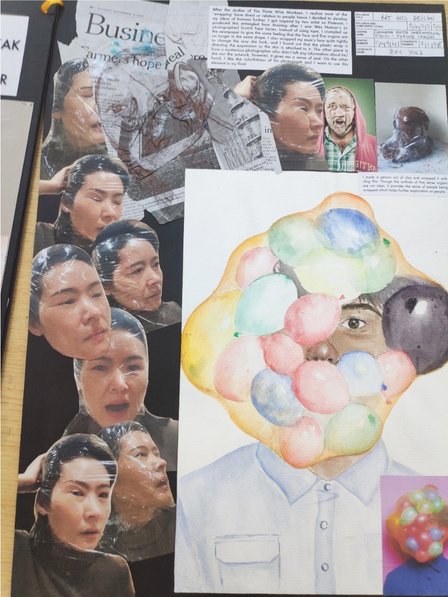 IGCSE portfolio artwork